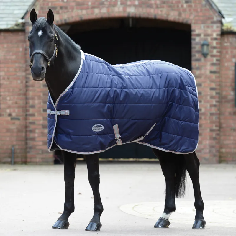 Weatherbeeta Standard Medium Quilt Stable Rug Navy/Silver 